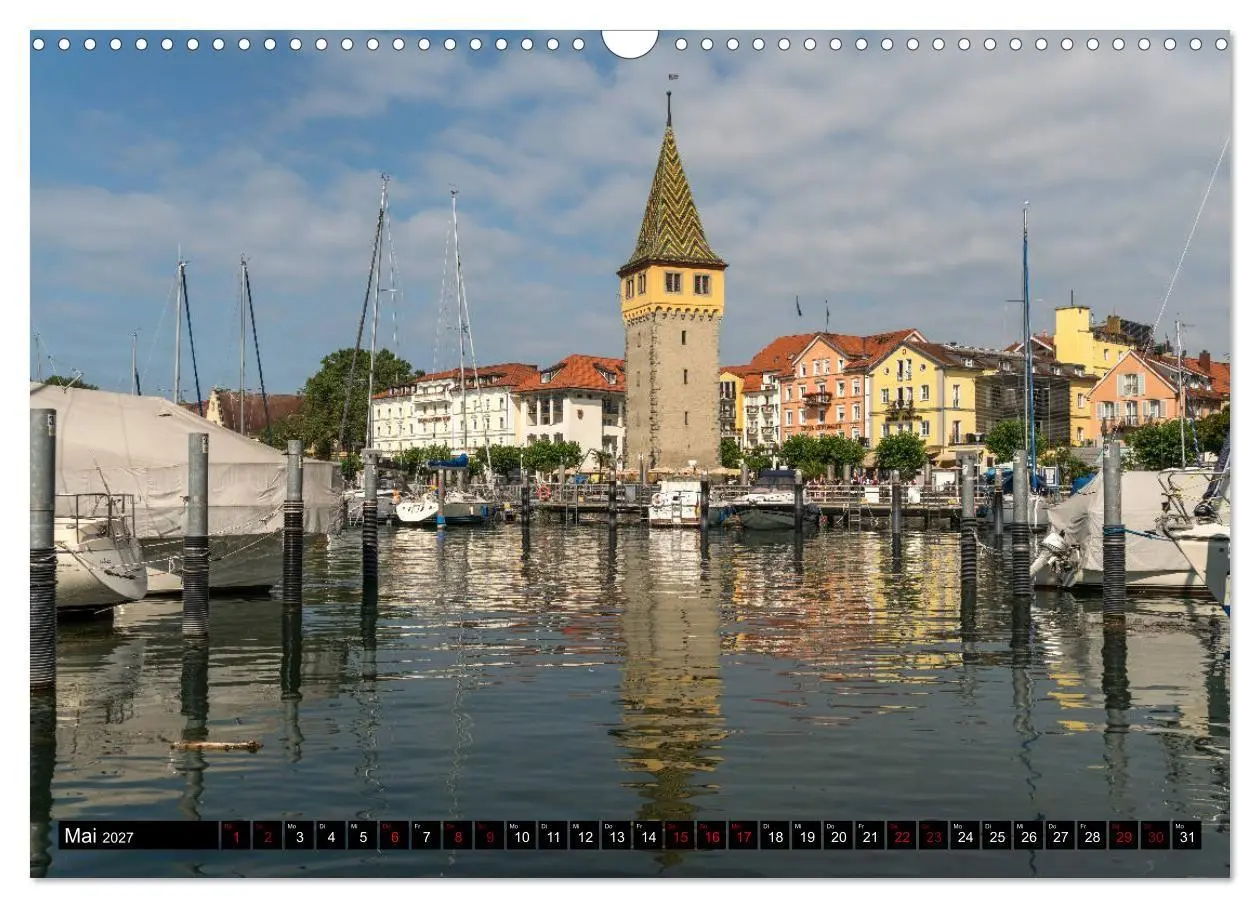 Bild: 9783569839571 | Lindau am Bodensee (Wandkalender 2027 DIN A3 quer), CALVENDO...