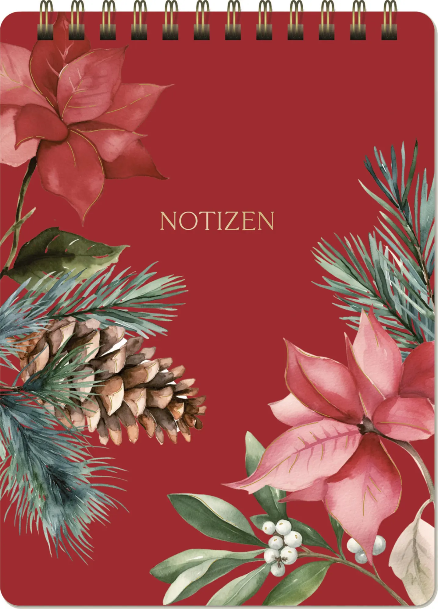 Cover: 9783731889571 | Notizblock midi Weihnachten | Verlag Korsch | Notizbuch | 80 S. | 2025