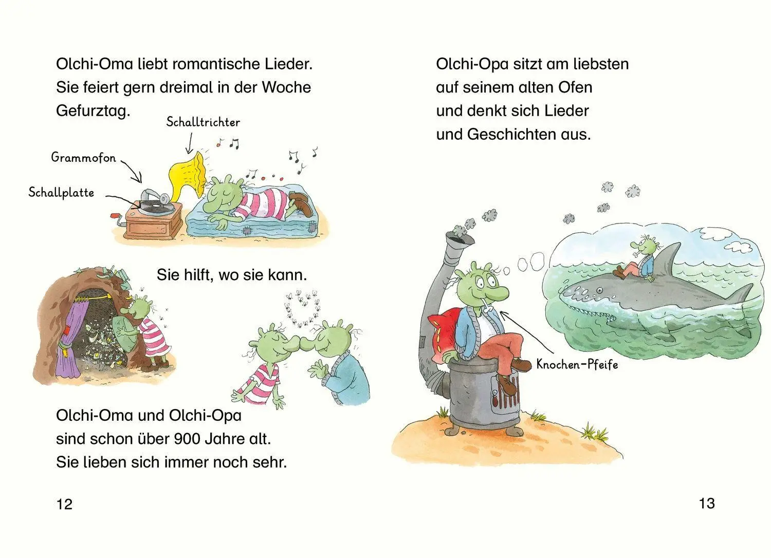 Bild: 9783751209571 | Die Olchis und alles, was du über sie wissen musst | Erhard Dietl