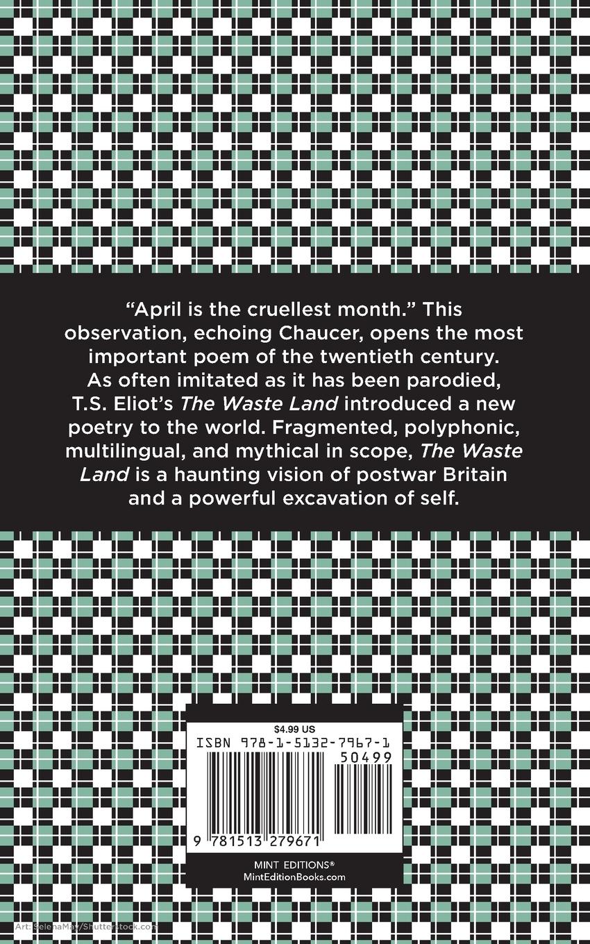 Rückseite: 9781513279671 | The Waste Land | T. S. Eliot | Taschenbuch | Kartoniert / Broschiert