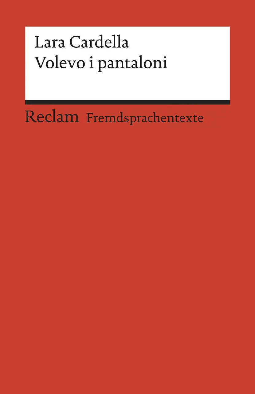 Cover: 9783150199671 | Volevo i pantaloni | Lara Cardella | Taschenbuch | 150 S. | Deutsch