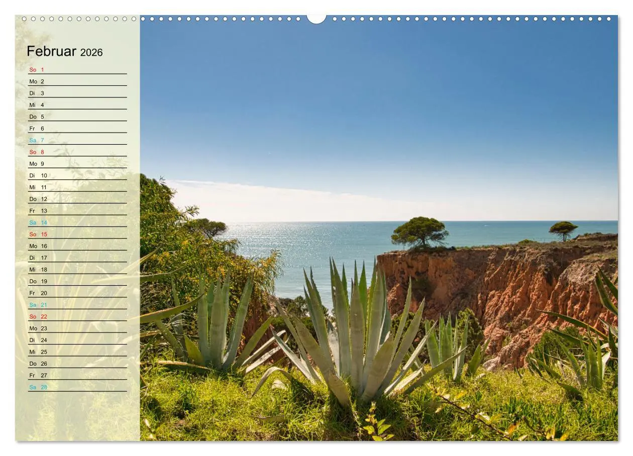 Bild: 9783457649671 | Die Küste der Algarve (hochwertiger Premium Wandkalender 2026 DIN...