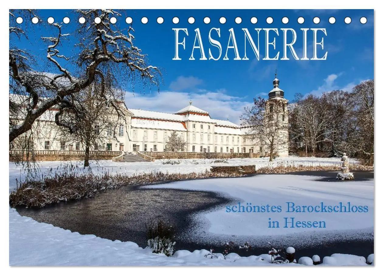 Cover: 9783457959671 | Fasanerie - schönstes Barockschloss Hessens (Tischkalender 2026 DIN...