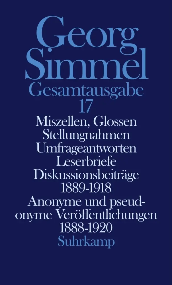 Cover: 9783518579671 | Miszellen, Glossen, Stellungnahmen, Umfrageantworten, Leserbriefe,...