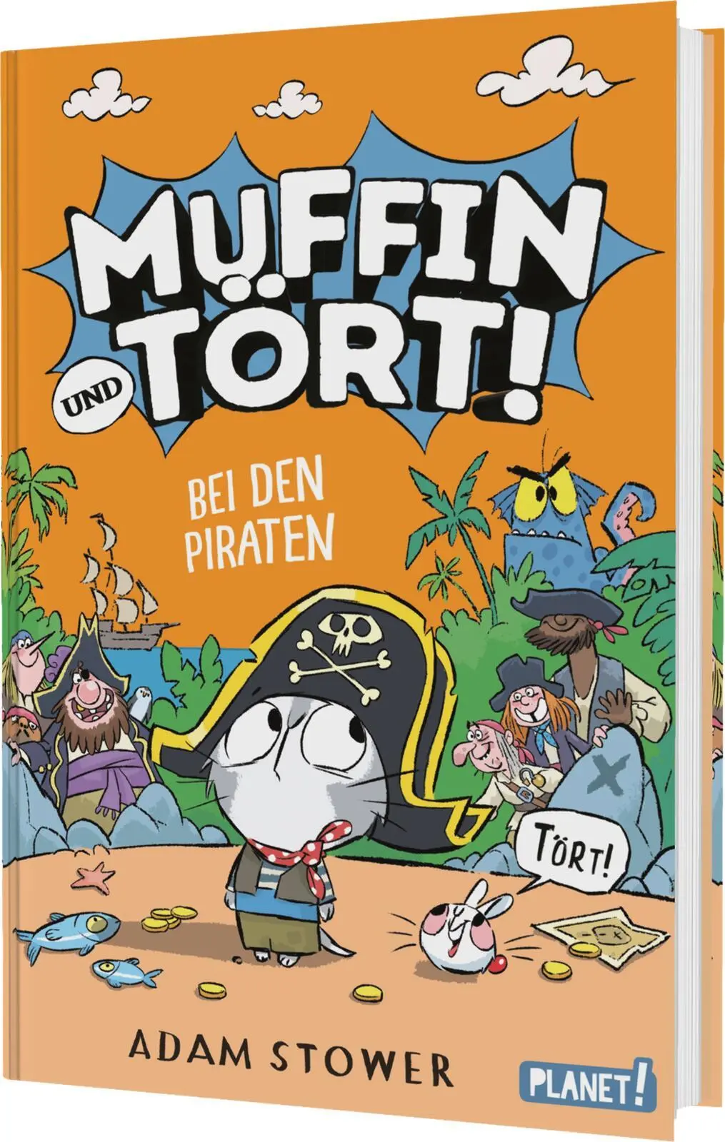 Cover: 9783522509671 | Muffin und Tört! 3: Bei den Piraten | Adam Stower | Buch | 192 S.