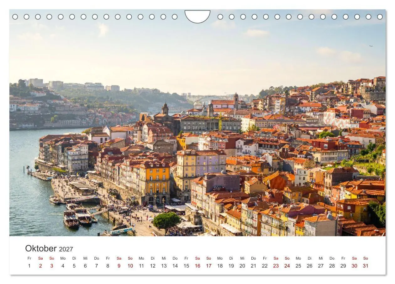 Bild: 9783569379671 | Porto - Eine Liebeserklärung (Wandkalender 2027 DIN A4 quer),...