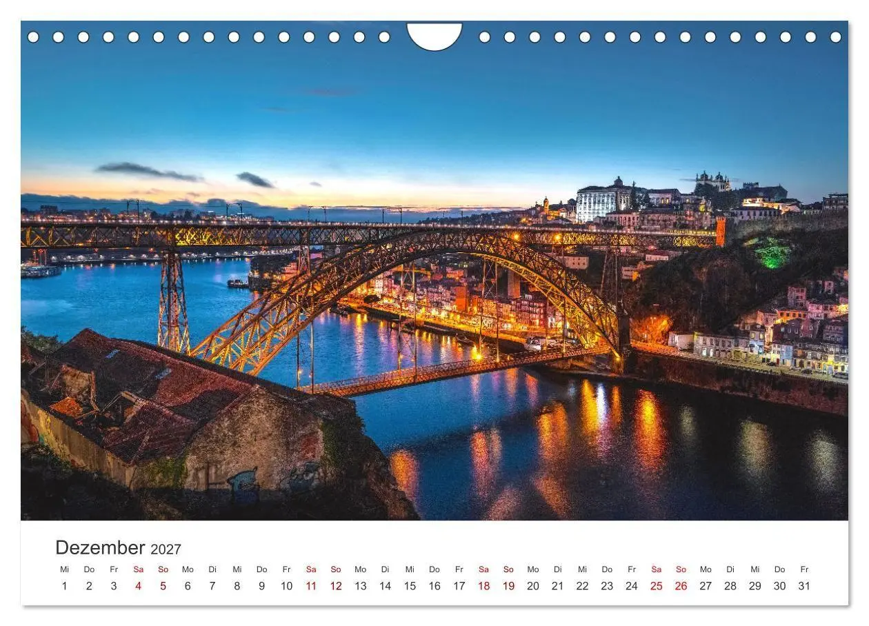 Bild: 9783569379671 | Porto - Eine Liebeserklärung (Wandkalender 2027 DIN A4 quer),...
