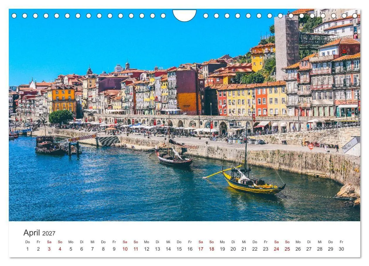 Bild: 9783569379671 | Porto - Eine Liebeserklärung (Wandkalender 2027 DIN A4 quer),...