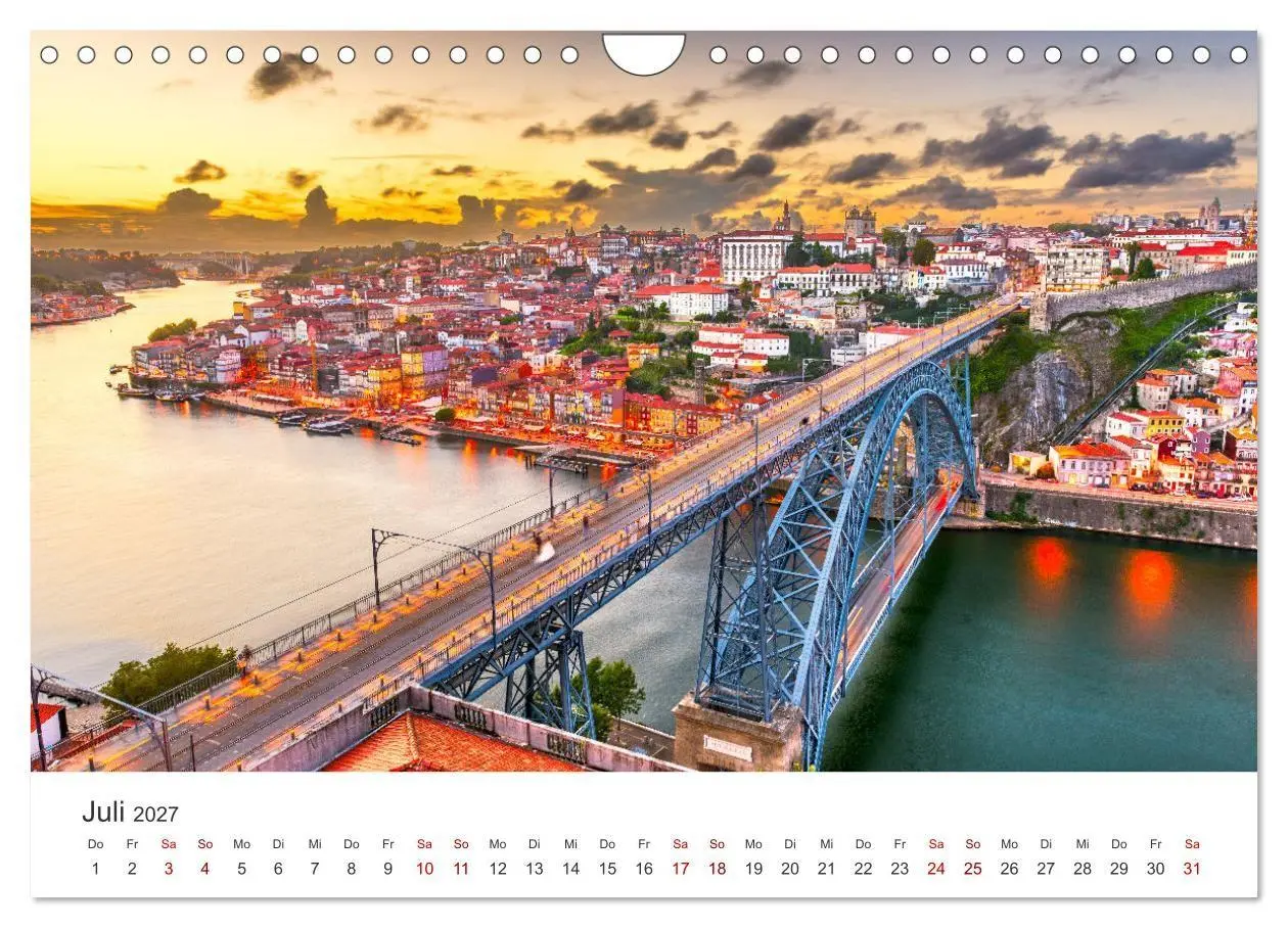 Bild: 9783569379671 | Porto - Eine Liebeserklärung (Wandkalender 2027 DIN A4 quer),...