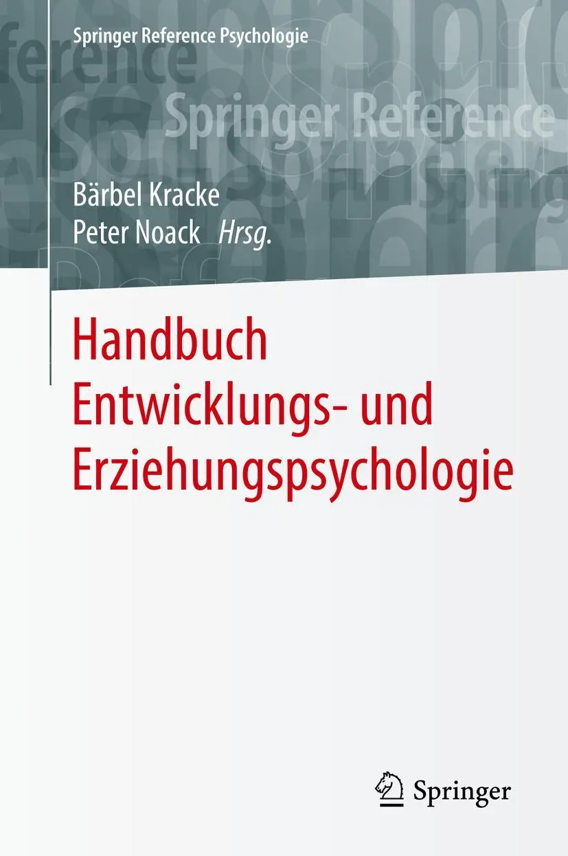 Cover: 9783642539671 | Handbuch Entwicklungs- und Erziehungspsychologie | Peter Noack (u. a.)
