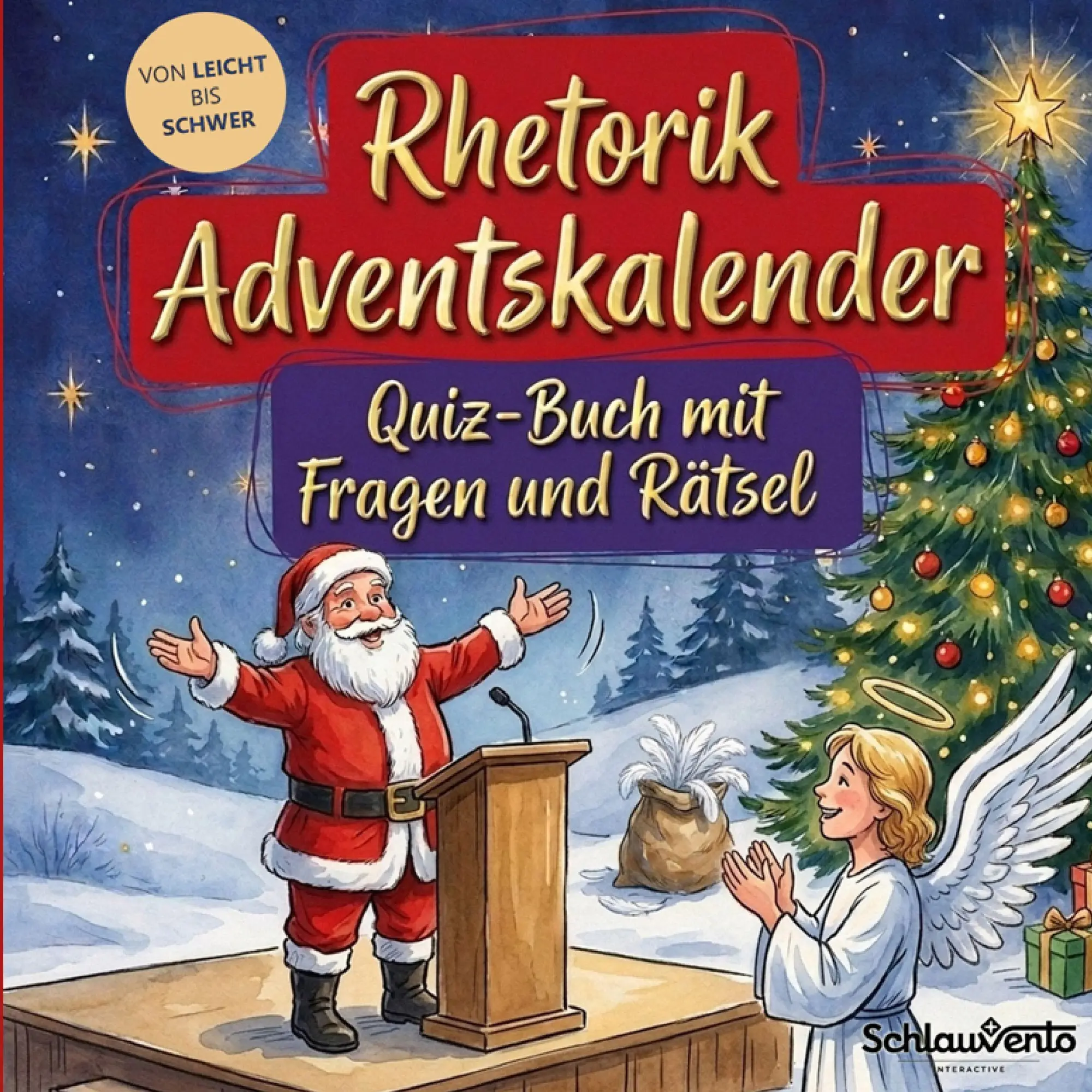 Cover: 9783693199671 | Rhetorik-Adventskalender: Quiz-Buch mit Fragen und Rätsel | Buch