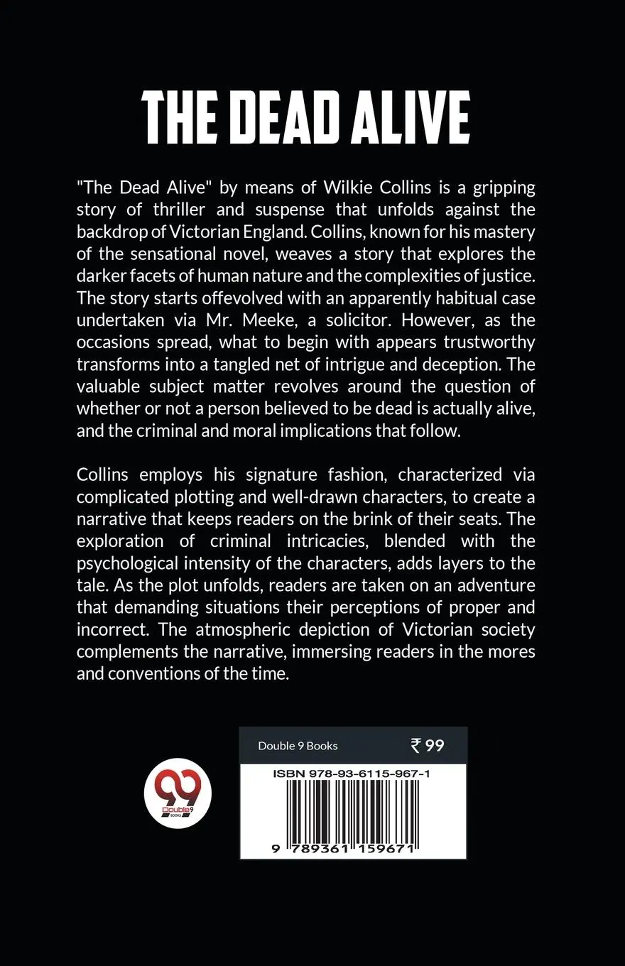 Rückseite: 9789361159671 | The Dead Alive | Wilkie Collins | Taschenbuch | Englisch | 2024