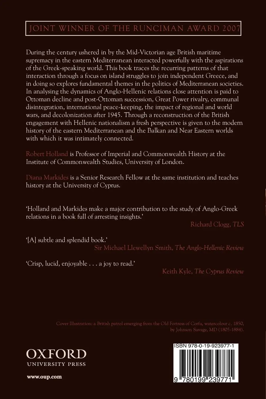 Rückseite: 9780199239771 | The British and the Hellenes | Robert Holland (u. a.) | Taschenbuch