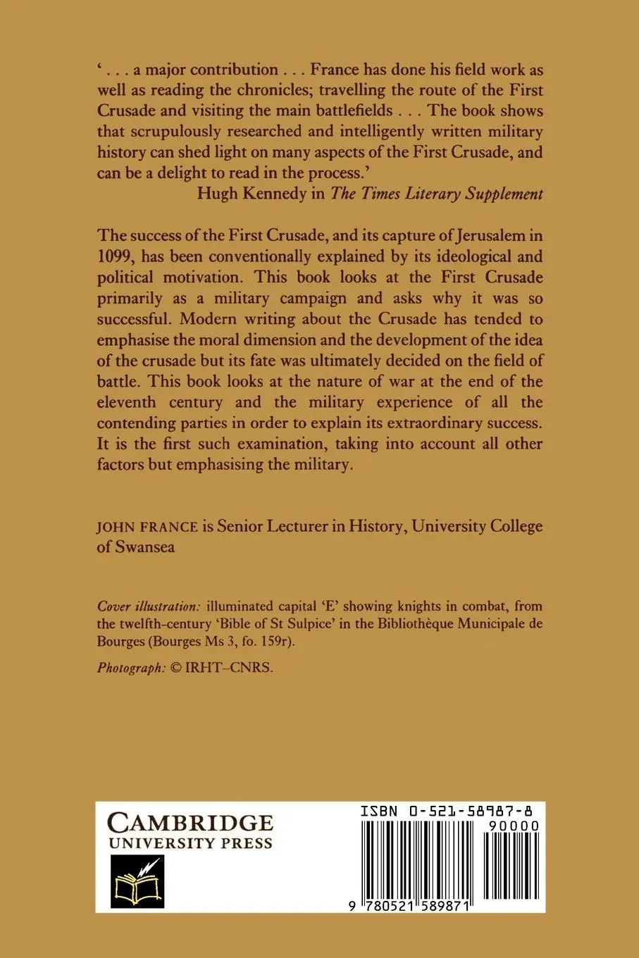 Rückseite: 9780521589871 | Victory in the East | A Military History of the First Crusade | France