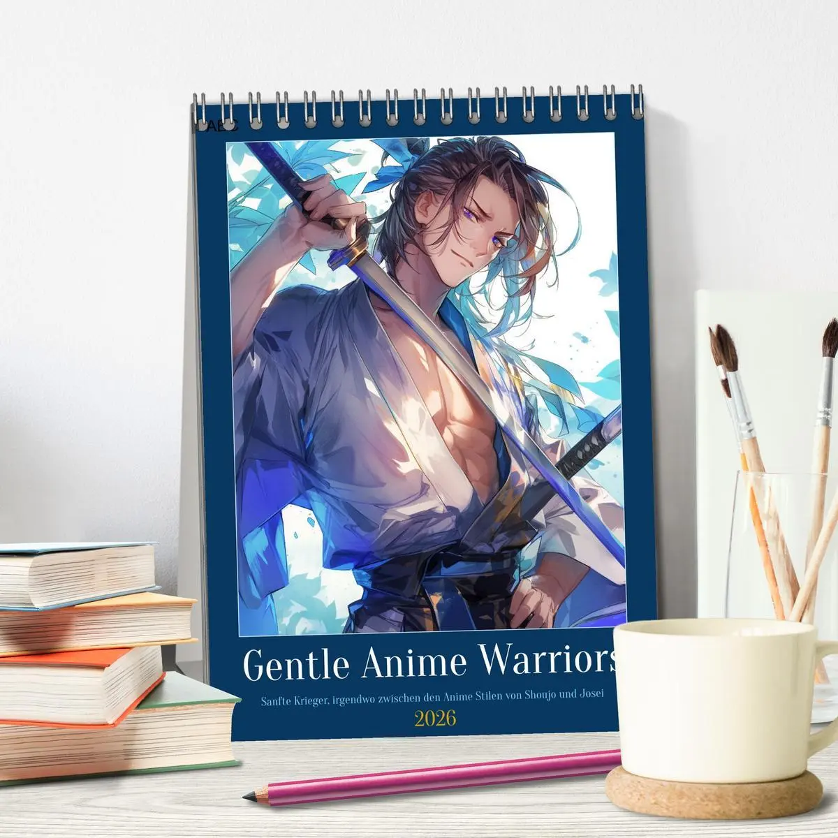Bild: 9783516269871 | Gentle Anime Warriors (Tischkalender 2026 DIN A5 hoch), CALVENDO...