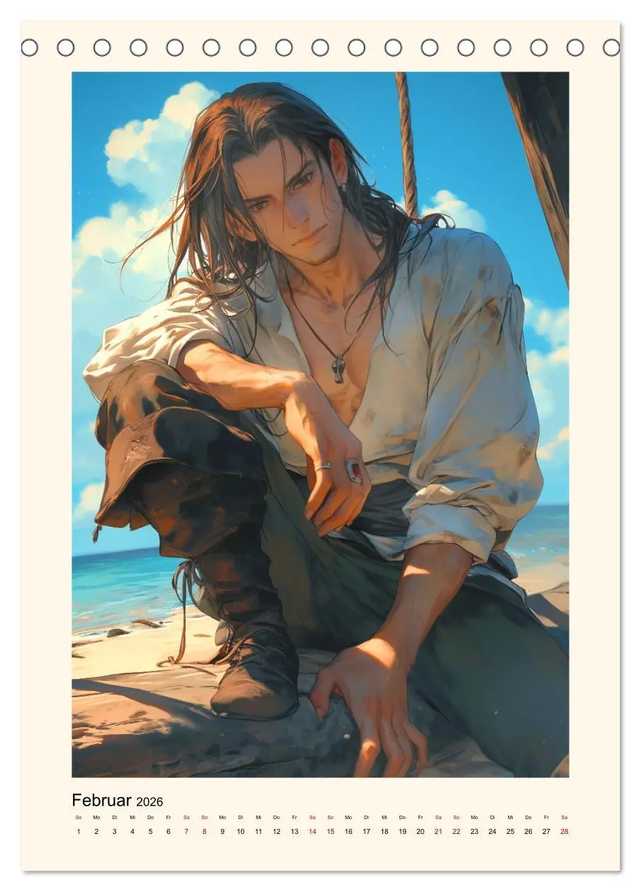 Bild: 9783516269871 | Gentle Anime Warriors (Tischkalender 2026 DIN A5 hoch), CALVENDO...