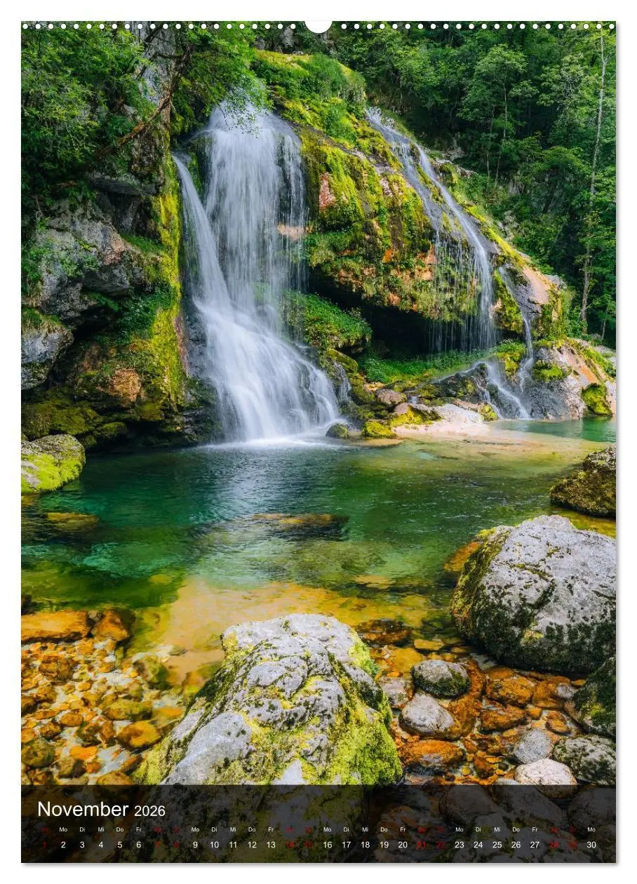 Bild: 9783516649871 | Faszination Wasserfälle (Wandkalender 2026 DIN A2 hoch), CALVENDO...