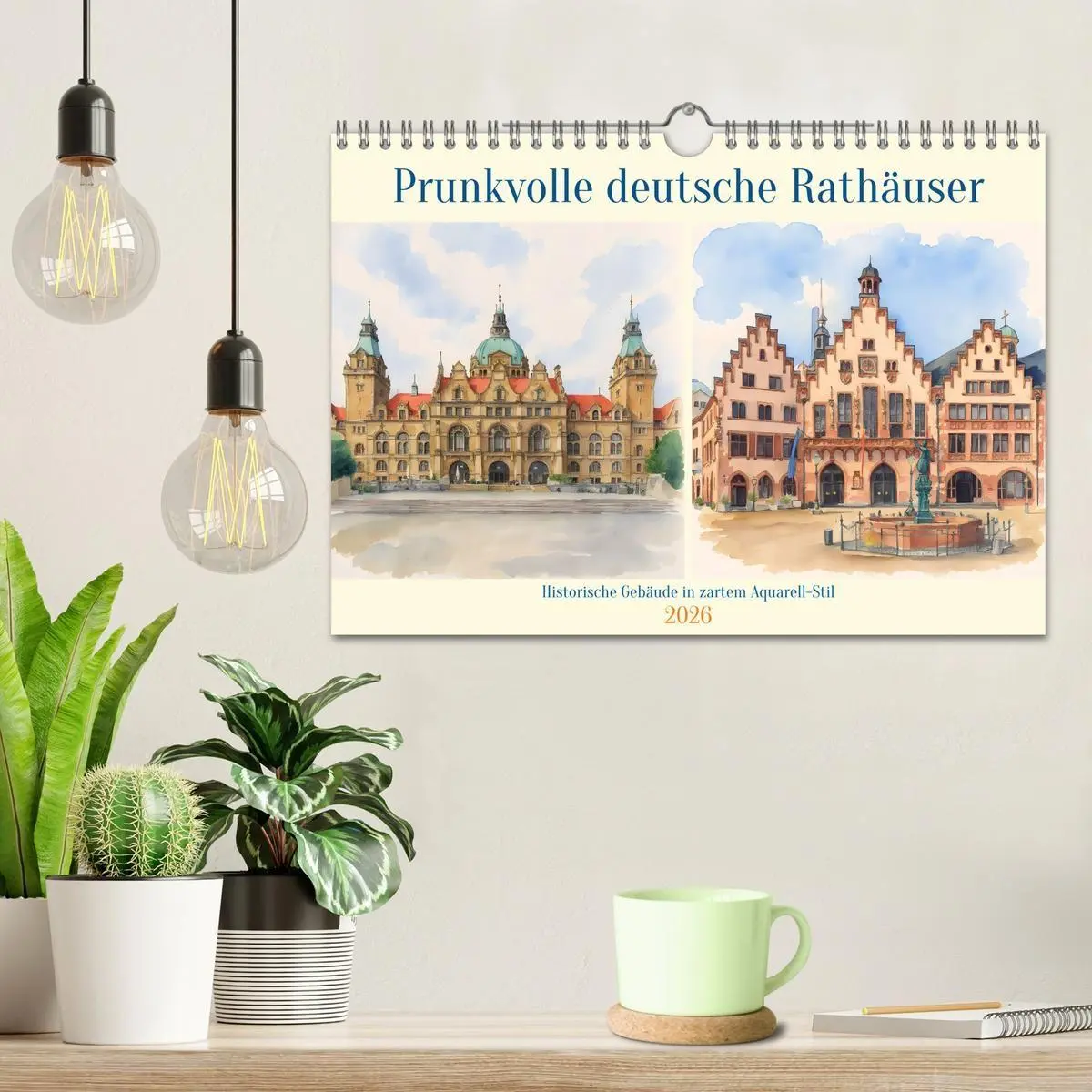 Bild: 9783516719871 | Prunkvolle deutsche Rathäuser (Wandkalender 2026 DIN A4 quer),...