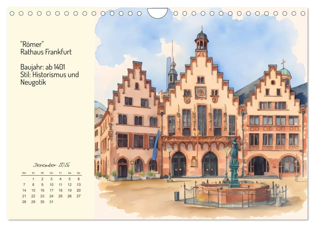 Bild: 9783516719871 | Prunkvolle deutsche Rathäuser (Wandkalender 2026 DIN A4 quer),...
