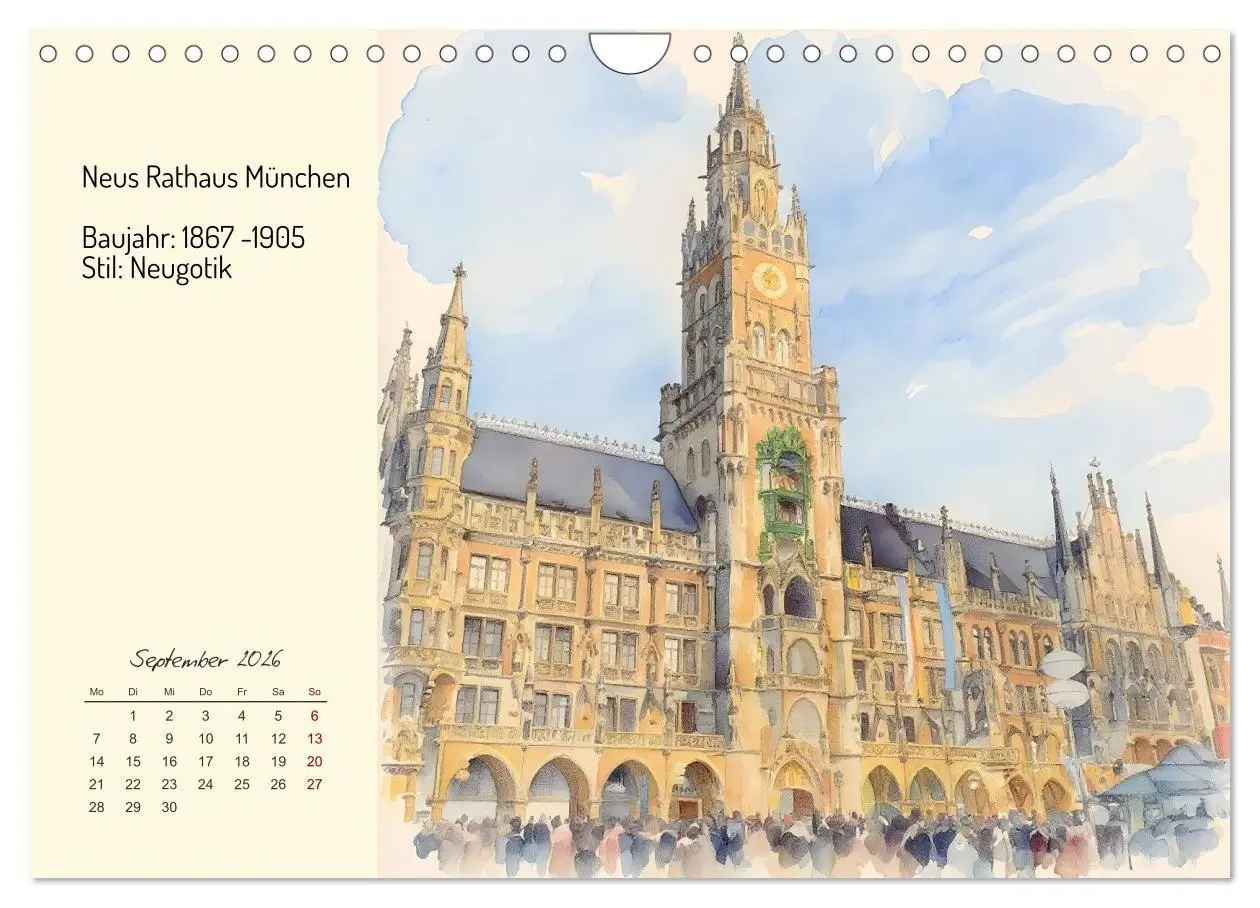 Bild: 9783516719871 | Prunkvolle deutsche Rathäuser (Wandkalender 2026 DIN A4 quer),...