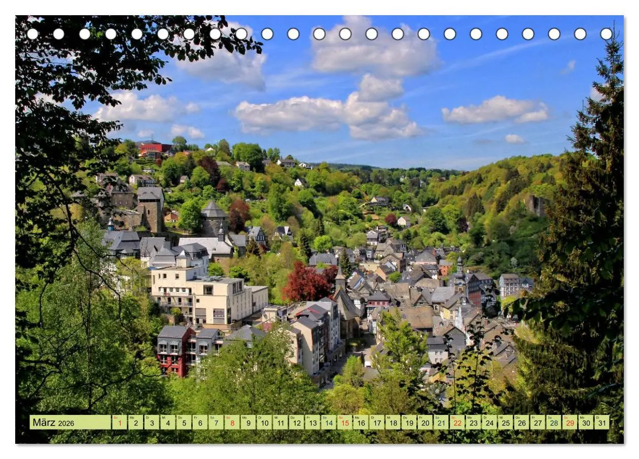 Bild: 9783457929971 | Die schönsten Orte der Eifel - Monschau (Tischkalender 2026 DIN A5...