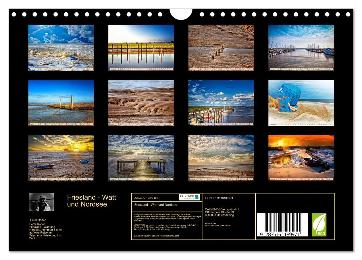 Bild: 9783516189971 | Friesland - Watt und Nordsee (Wandkalender 2026 DIN A4 quer),...