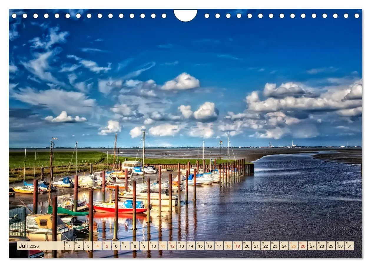 Bild: 9783516189971 | Friesland - Watt und Nordsee (Wandkalender 2026 DIN A4 quer),...