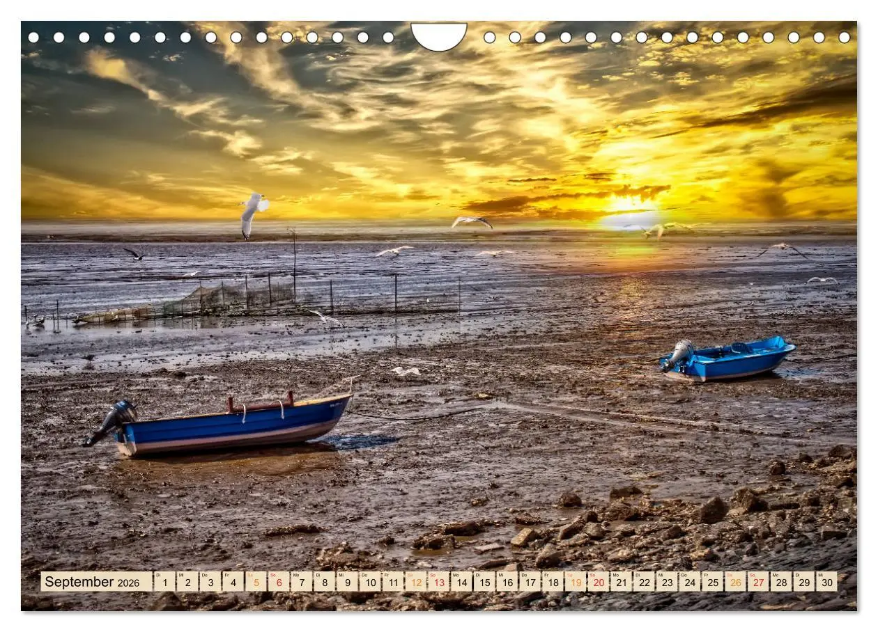 Bild: 9783516189971 | Friesland - Watt und Nordsee (Wandkalender 2026 DIN A4 quer),...