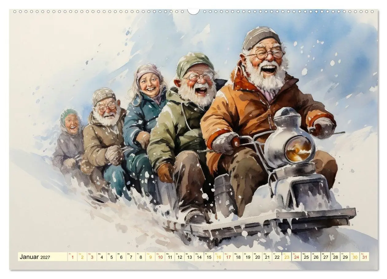 Bild: 9783569279971 | Lustiges Rentner Leben (Wandkalender 2027 DIN A2 quer), CALVENDO...