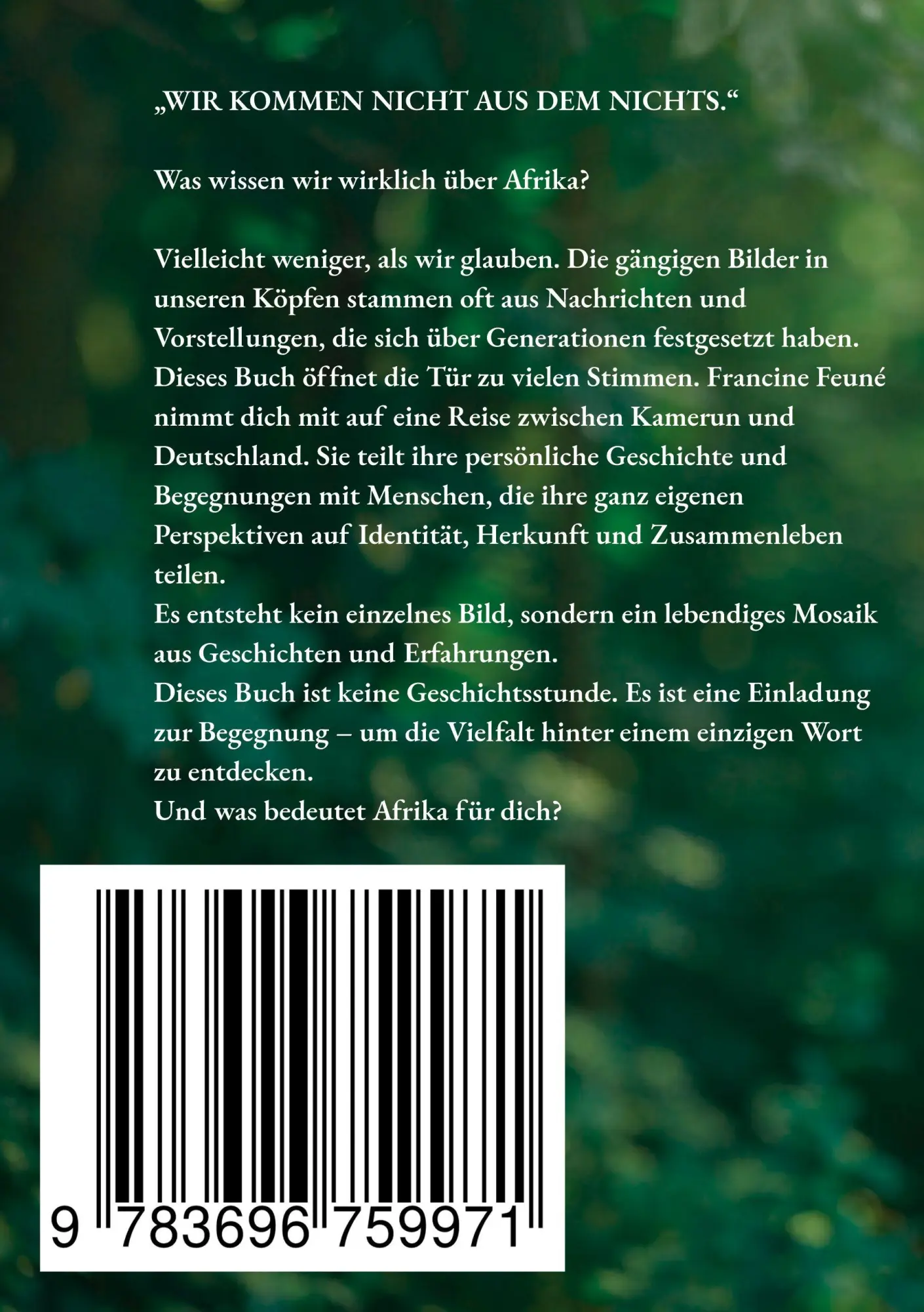 Rückseite: 9783696759971 | Afrika | Francine Feuné | Taschenbuch | 192 S. | Deutsch | 2026