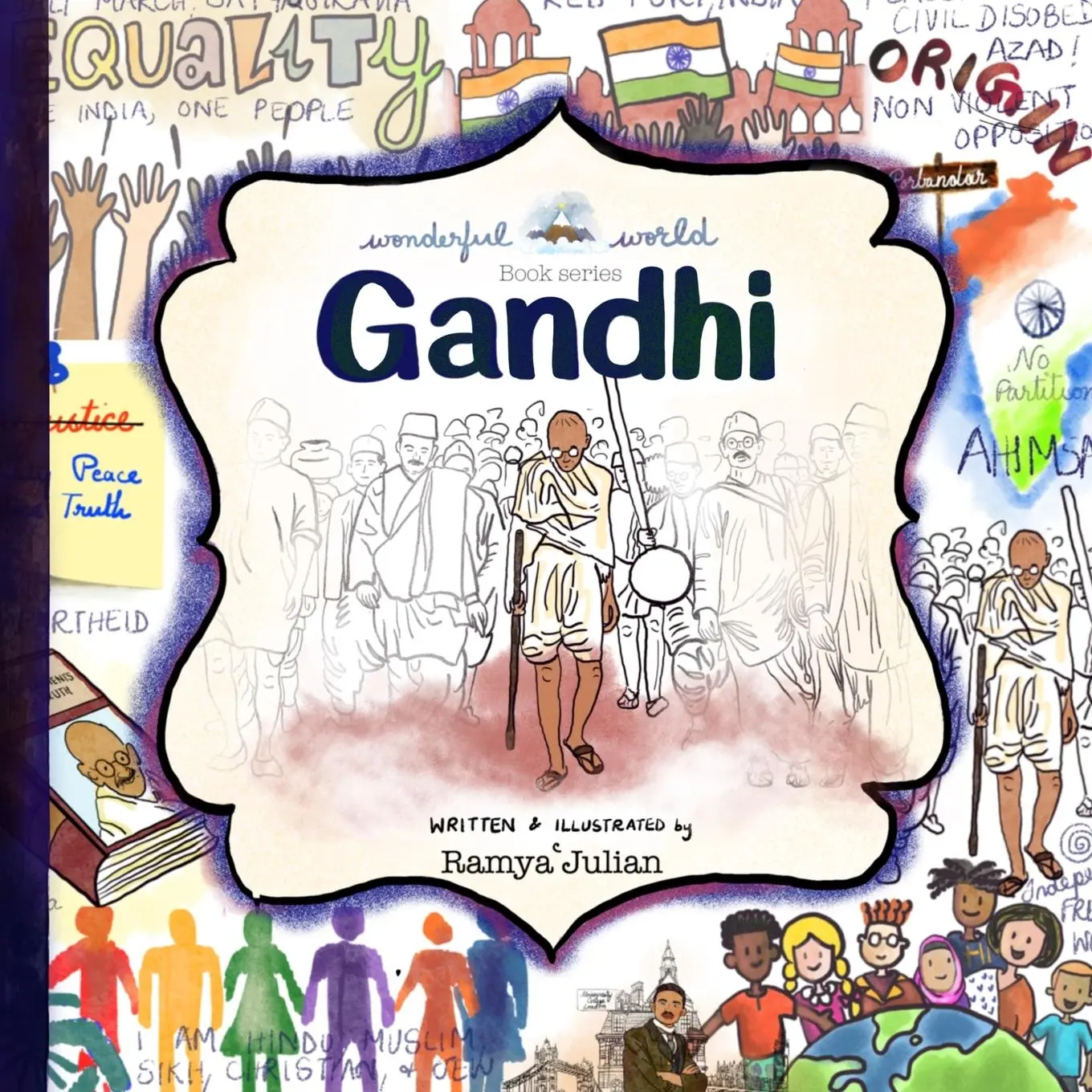 Cover: 9781916530072 | Gandhi - A Biography in Rhyme | Ramya Julian | Taschenbuch | Englisch
