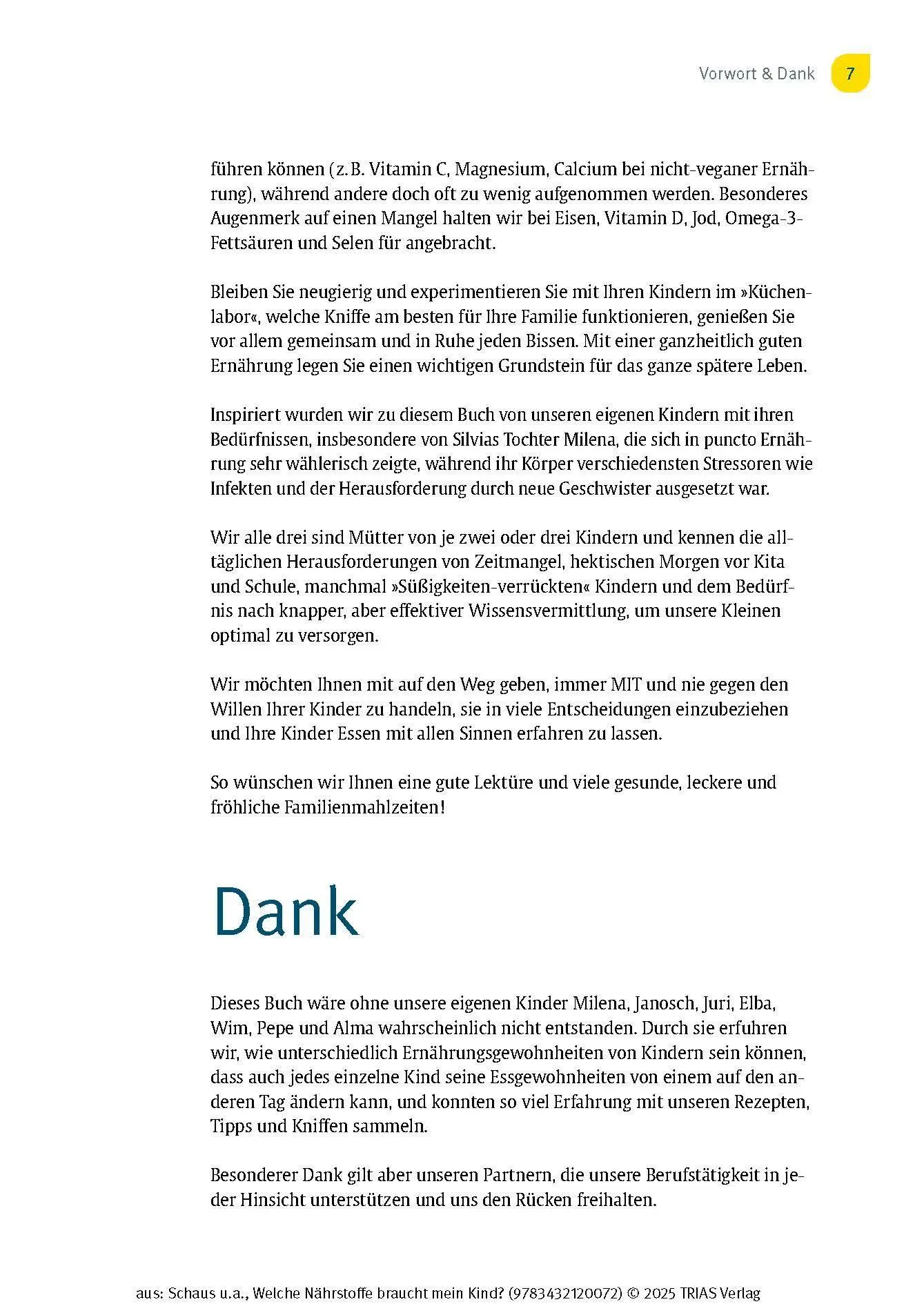 Bild: 9783432120072 | Welche Nährstoffe braucht mein Kind? | Judith Schaus (u. a.) | Buch