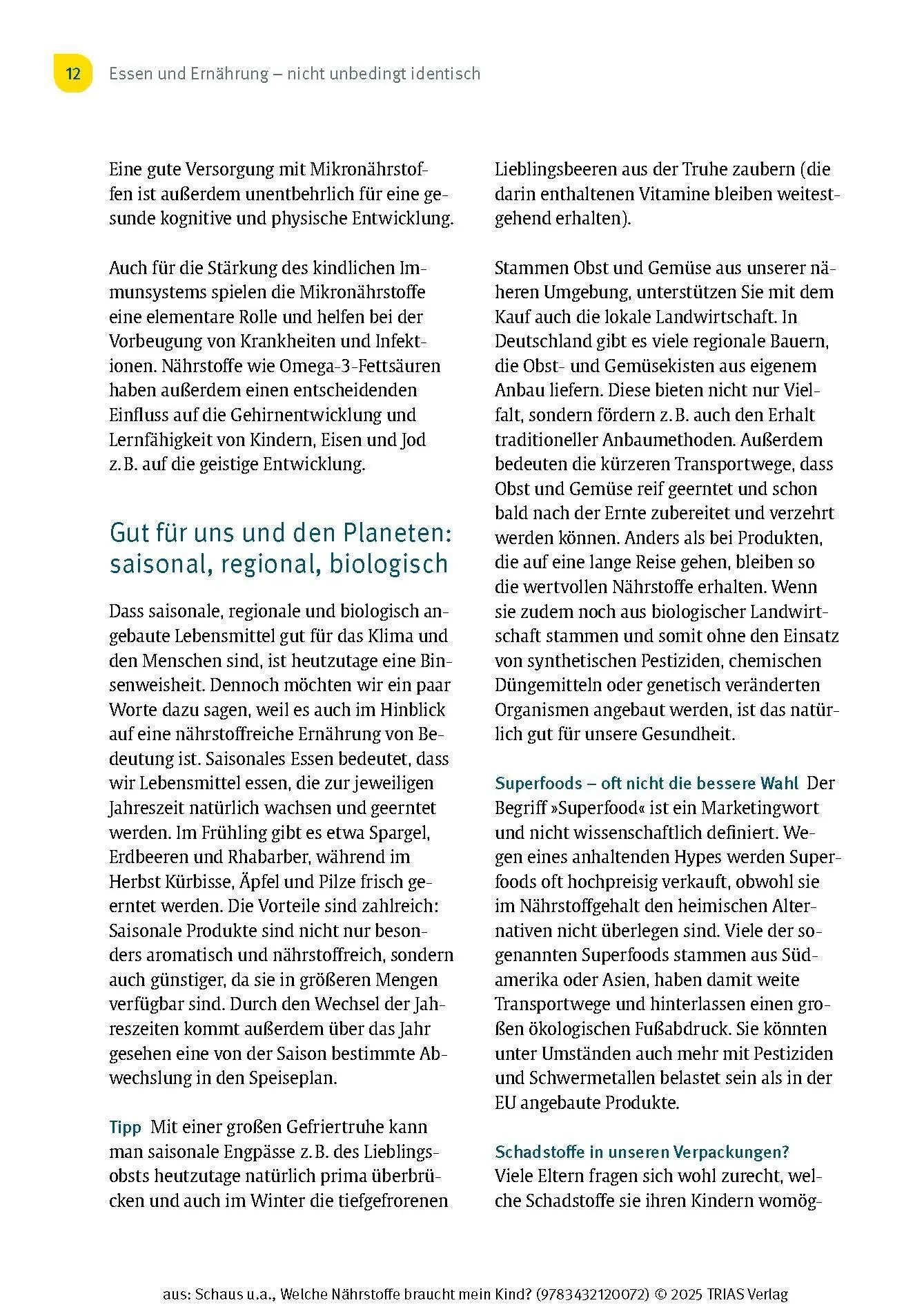 Bild: 9783432120072 | Welche Nährstoffe braucht mein Kind? | Judith Schaus (u. a.) | Buch