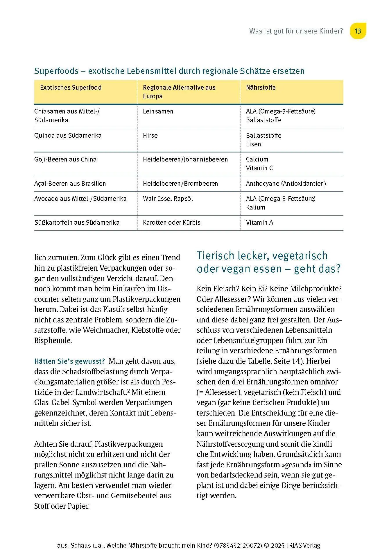 Bild: 9783432120072 | Welche Nährstoffe braucht mein Kind? | Judith Schaus (u. a.) | Buch