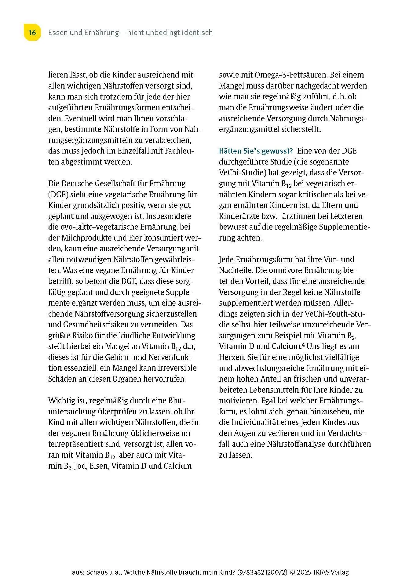 Bild: 9783432120072 | Welche Nährstoffe braucht mein Kind? | Judith Schaus (u. a.) | Buch