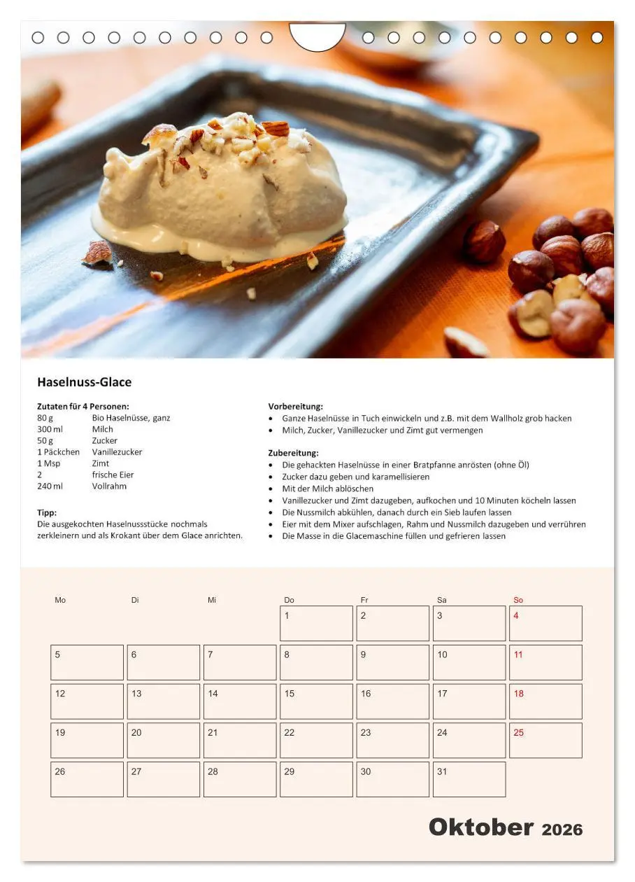 Bild: 9783516370072 | Der tolle Rezeptkalender (Wandkalender 2026 DIN A4 hoch), CALVENDO...