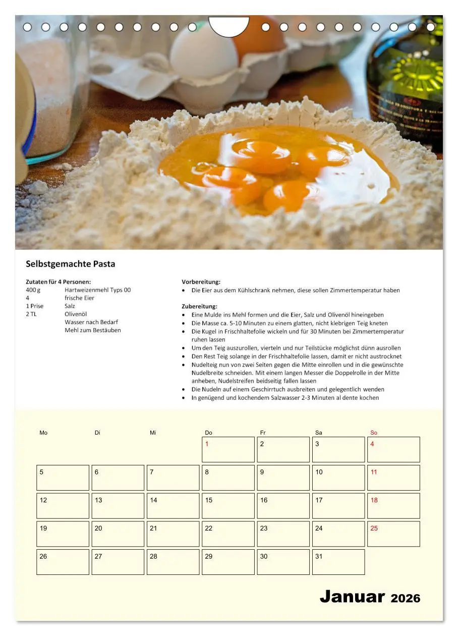 Bild: 9783516370072 | Der tolle Rezeptkalender (Wandkalender 2026 DIN A4 hoch), CALVENDO...