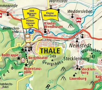 Bild: 9783899200072 | Harz - Kulturschätze | (Land-)Karte | Mehrfarbendruck. Gefalzt | 2011