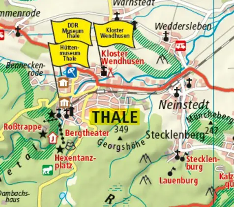 Bild: 9783899200072 | Harz - Kulturschätze | (Land-)Karte | Mehrfarbendruck. Gefalzt | 2011