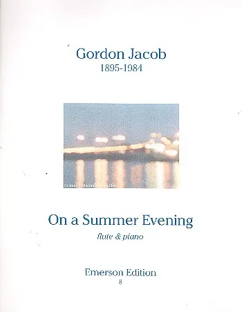 Cover: 9790570400072 | On A Summer Evening | Gordon Jacob | Buch | Emerson Editions limited