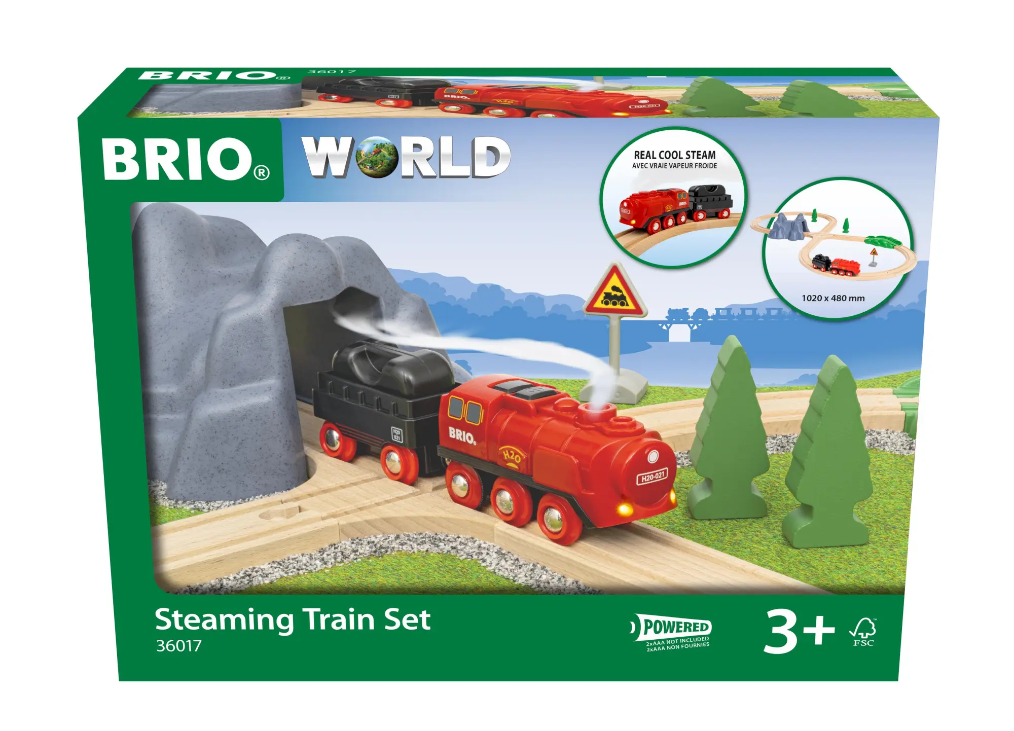 Cover: 7312350360172 | BRIO World 36017 Batterie-Dampflok Set - Aus dem Schornstein der...