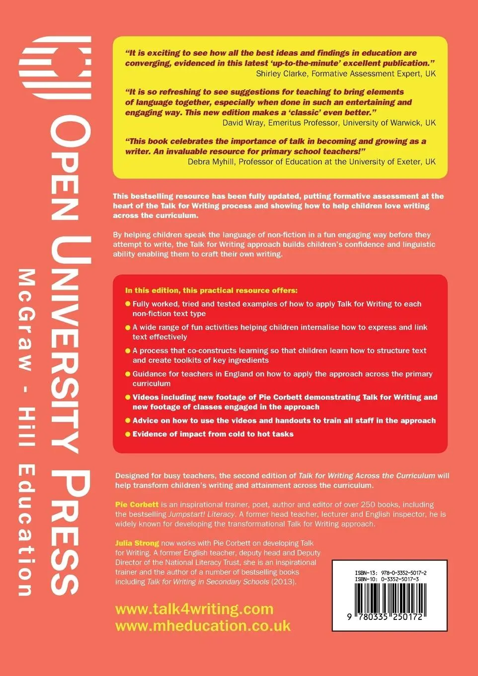 Rückseite: 9780335250172 | Talk for Writing Across the Curriculum: How to Teach Non-fiction...