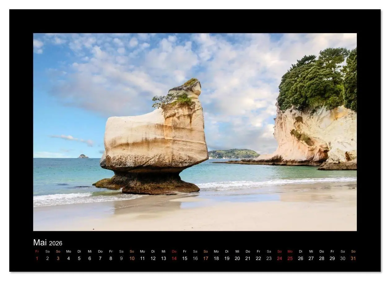 Bild: 9783516120172 | Neuseeland - Wunderwelt der Natur (Wandkalender 2026 DIN A4 quer),...