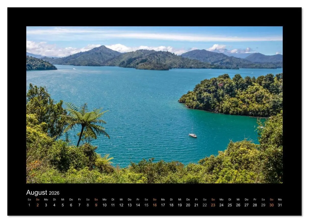 Bild: 9783516120172 | Neuseeland - Wunderwelt der Natur (Wandkalender 2026 DIN A4 quer),...