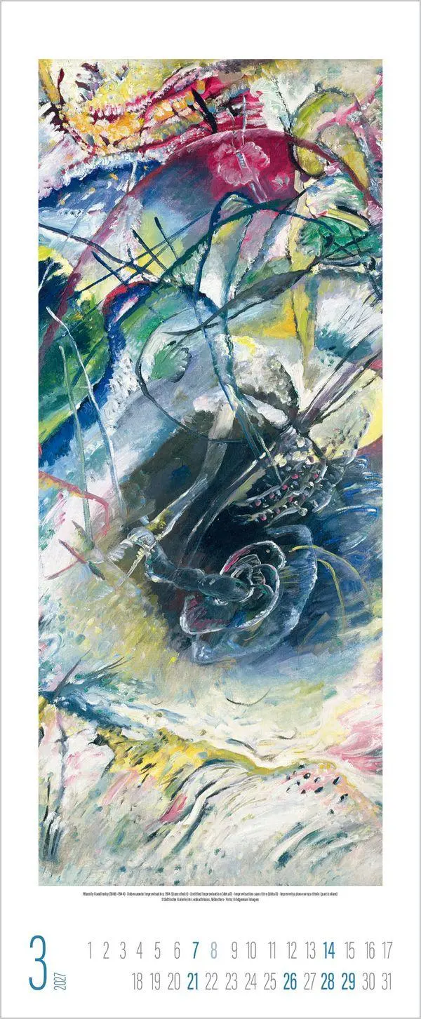 Bild: 9783819300172 | Der Blaue Reiter 2027 | Verlag Korsch | Kalender | Spiralbindung