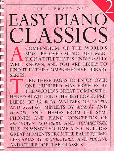 Cover: 752187940272 | Library Of Easy Piano Classics 2 | The Library Of | Buch + CD | 1996