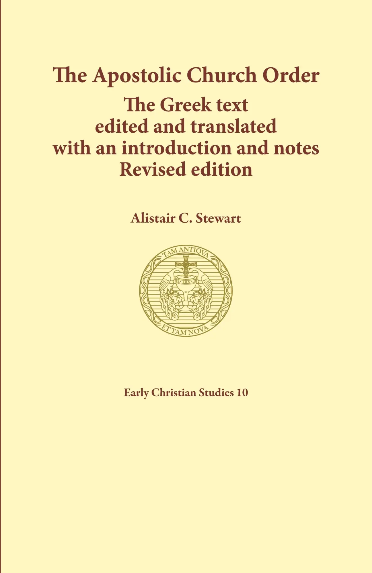 Cover: 9781925730272 | The Apostolic Church Order | Stewart C Alistair | Taschenbuch | 2021
