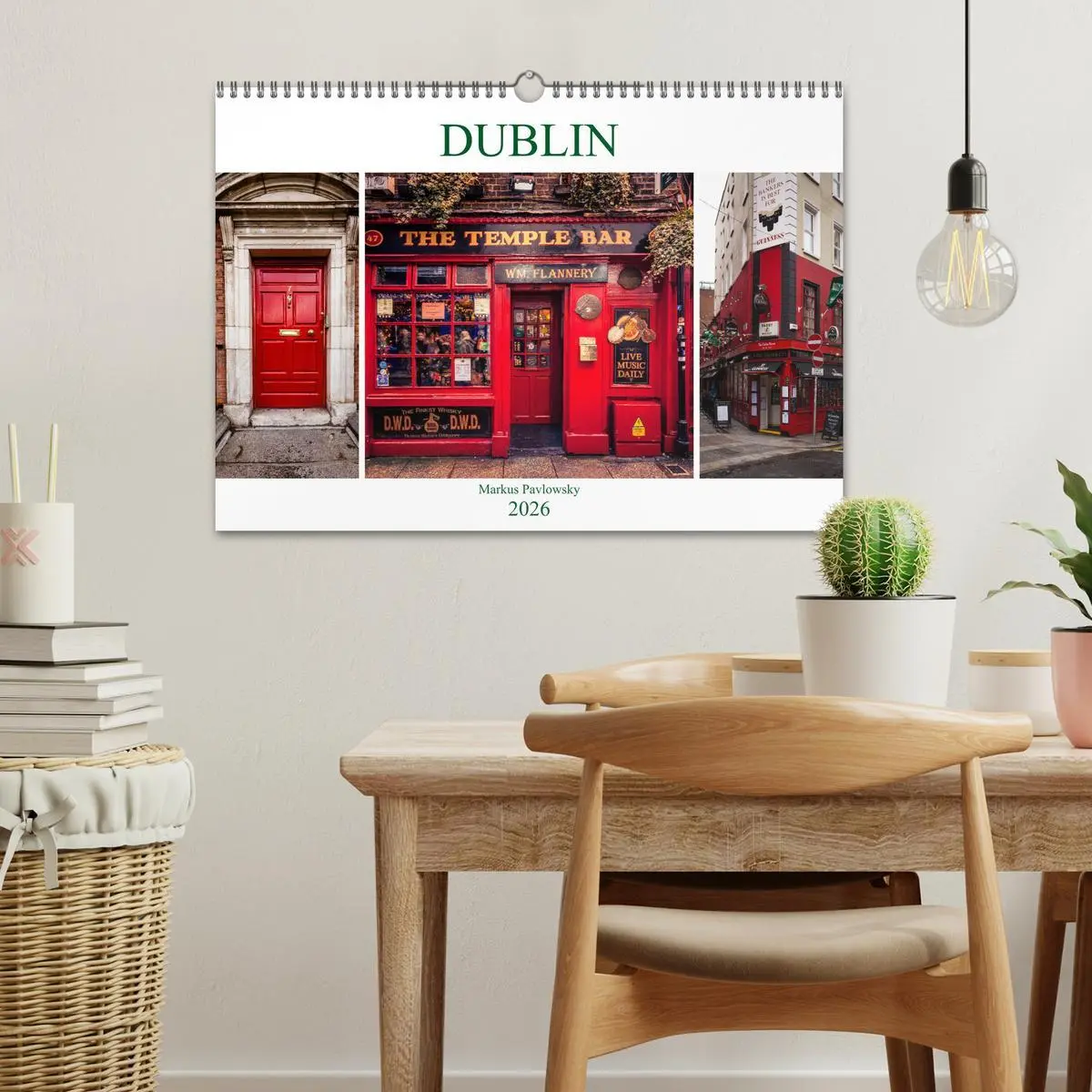 Bild: 9783457880272 | Dublin (Wandkalender 2026 DIN A3 quer), CALVENDO Monatskalender | 2026