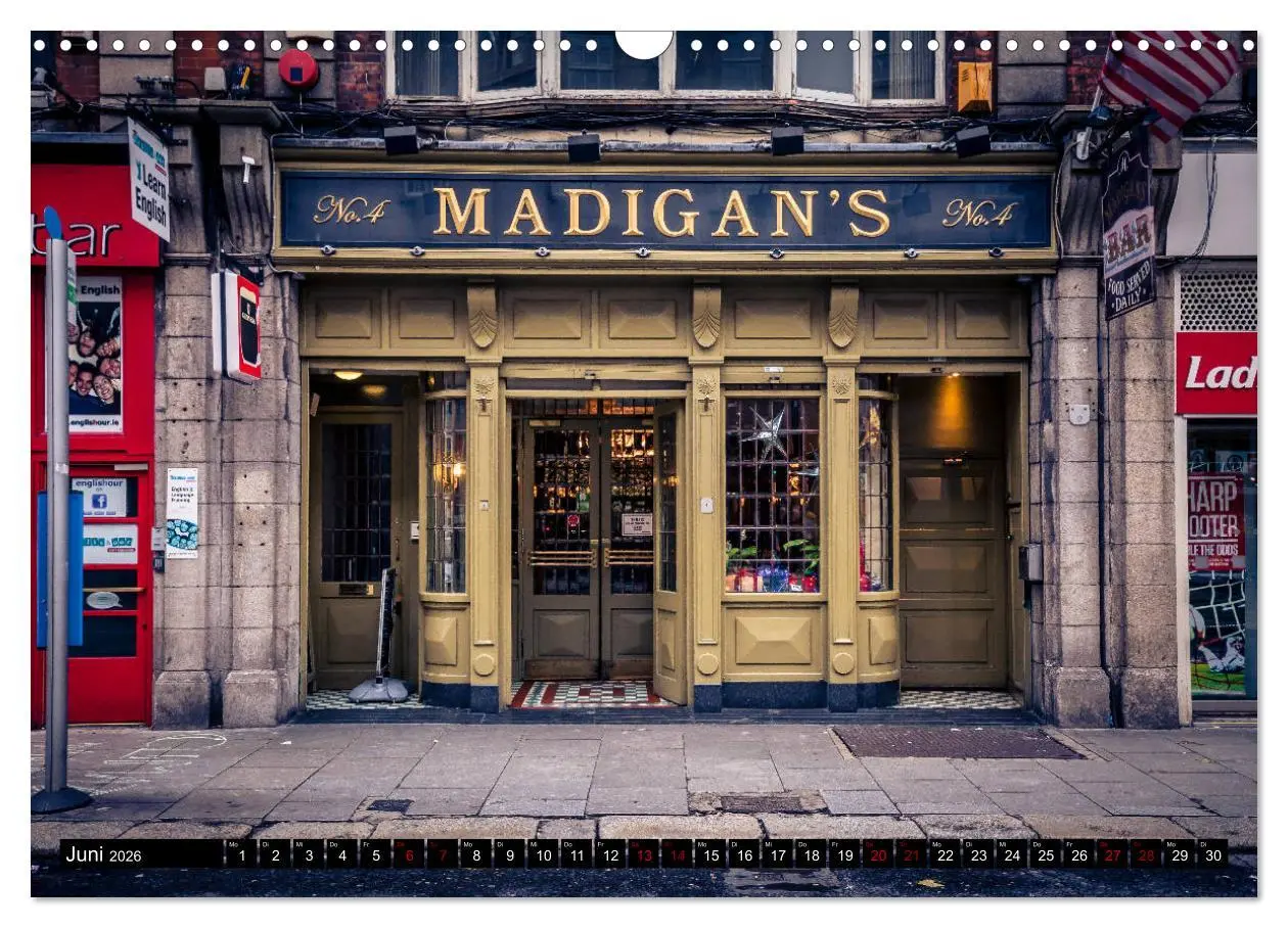Bild: 9783457880272 | Dublin (Wandkalender 2026 DIN A3 quer), CALVENDO Monatskalender | 2026