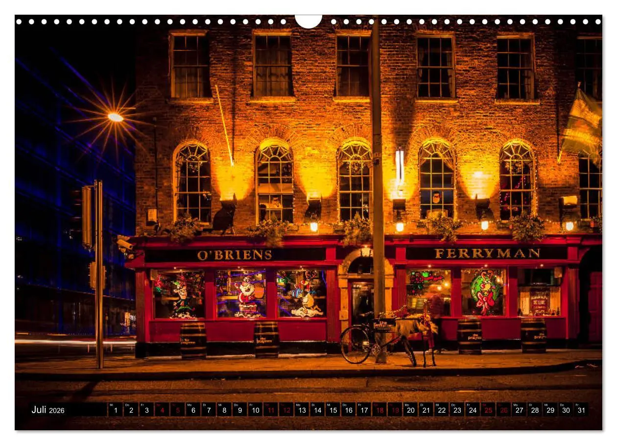 Bild: 9783457880272 | Dublin (Wandkalender 2026 DIN A3 quer), CALVENDO Monatskalender | 2026